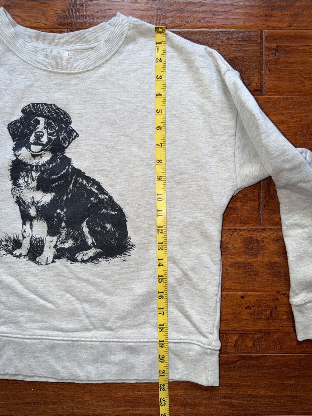 Maeve Anthropologie Best In Show Dog Graphic Sweatshirt, size small - Picture 4 of 8